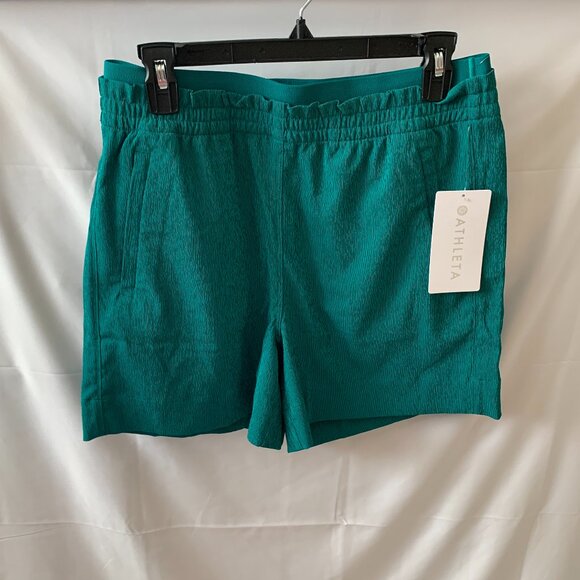 ATHLETA Echo Short in Emerald Green Sz 8 - Picture 1 of 3